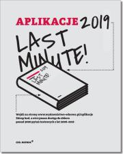 APLIKACJE LAST MINUTE 2019. Autor: Bogusław Gąszcz. Dadada.pl Okładka książki APLIKACJE LAST MINUTE 2019