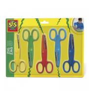 Opakowanie Bezpieczne nożyczki zygzaki - 5 wzorów