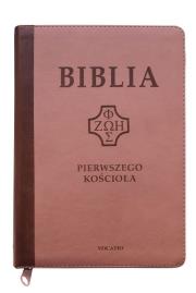 Biblia Pierwszego Kościoła róż wenecki. Autor: Popowski Remigiusz. Dadada.pl Okładka książki Biblia Pierwszego Kościoła róż wenecki