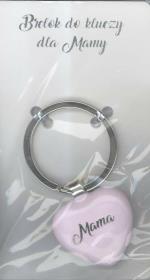Opakowanie Brelok do kluczy - Mama (różowe serce)