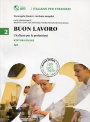 Opakowanie Buon lavoro 2 L'italiano per le professioni Ristorazione A2