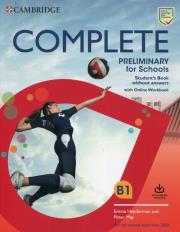 Complete Preliminary for Schools Student's Book without Answers with Online Workbook. Autor: Emma Heyderman, May Peter. Dadada.pl Okładka książki Complete Preliminary for Schools Student's Book without Answers with Online Workbook