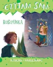 Czytam sam. Roszpunka. Książka z naklejkami. Autor: Roberta Zilio. Dadada.pl Okładka książki Czytam sam. Roszpunka. Książka z naklejkami