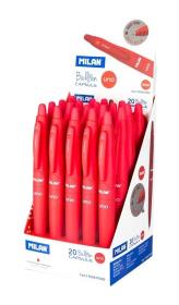 Długopis Capsula Uno czerwony (20szt). Wydawca: MILAN. Dadada.pl Opakowanie Długopis Capsula Uno czerwony (20szt)