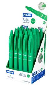 Długopis Capsula Uno zielony (20szt). Wydawca: MILAN. Dadada.pl Opakowanie Długopis Capsula Uno zielony (20szt)