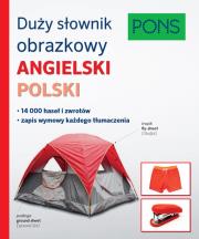 Okładka książki Duży słownik obrazkowy Angielski Polski Pons