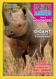 Okładka książki Dzikie Zwierzęta T.6 Nosorożec