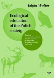 Okładka książki Ecological education of the Polish society