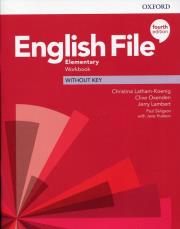 Okładka książki English File 4E Elementary WB without key OXFORD