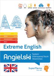 Okładka książki Extreme English Angielski System Intensywnej Nauki Słownictwa (poziom podstawowy A1-A2, średni B1-