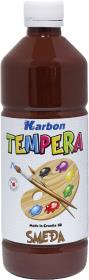 Opakowanie Farba tempera w butelce 1l. Brązowy , Karbon
