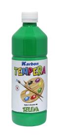 Opakowanie Farba tempera w butelce Karbon zielona 550ml