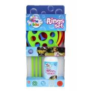 Fru Blu Bańki Zestaw duże obręcze + płyn. Wydawca: TM Toys. Dadada.pl Opakowanie Fru Blu Bańki Zestaw duże obręcze + płyn