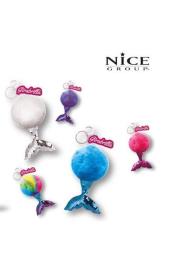 Opakowanie Girabrilla Syrenka breloczek z pomponem