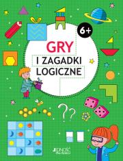 Okładka książki Gry i zagadki logiczne 6+