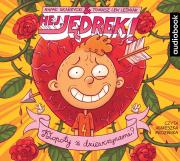 Hej, Jędrek! T.6 Kłopoty z dziewczynami? audiobook. Autor: Skarżycki Rafał, Lew Leśniak Tomasz. Dadada.pl Okładka książki Hej, Jędrek! T.6 Kłopoty z dziewczynami? audiobook