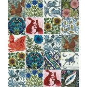 Opakowanie Karnet 17x14cm z kopertą Arts and Crafts tile designs