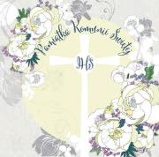 Karnet Swarovski kwadrat CL101_SG Komunia Krzyż. Wydawca: Clear Creations. Dadada.pl Opakowanie Karnet Swarovski kwadrat CL101_SG Komunia Krzyż