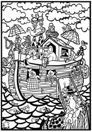 Opakowanie Kolorowanka Welwetowa 29,7x21 Arka Noego