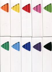 Opakowanie Kredki BAMBINO w oprawie drewnianej trókątne displ.336szt