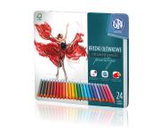 Okładka książki Kredki ołówkowe trójkątne Prestige 24 kolory