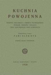 Kuchnia powojenna. Autor: Kiewnarska Elżbieta. Dadada.pl Okładka książki Kuchnia powojenna