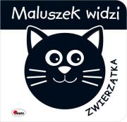 Maluszek widzi Zwierzątka. Autor: Opracowanie zbiorowe. Dadada.pl Okładka książki Maluszek widzi Zwierzątka