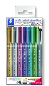 Opakowanie Marker metaliczny 6szt + 308C2-9 gratis