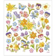 Opakowanie Naklejki Kwiaty Wiosenne