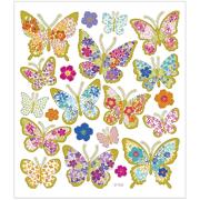 Opakowanie Naklejki Motyle w Kwiaty