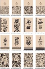 Opakowanie Notatnik ozdobny 113x165/96K krat/gład/linia FRESH