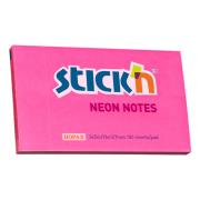 Opakowanie Notes samoprzylepny 127mmx76mm neon ciemnoróżowy