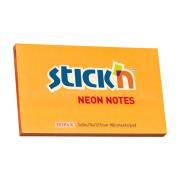 Opakowanie Notes samoprzylepny 127mmx76mm neon pomarańczowy
