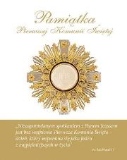 Okładka książki Pamiątka Pierwszej Komunii Świętej (hostia)
