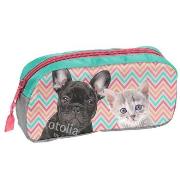 Piórnik Paso Dog & Cat 18-004PK PASO. Wydawca: Paso. Dadada.pl Opakowanie Piórnik Paso Dog & Cat 18-004PK PASO