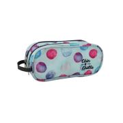 Opakowanie Piórnik saszetka dwukomorowa miętowa płatki