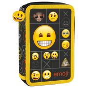 Piórnik z wyp. dwukomorowy Emoji 11 DERFORM. Wydawca: Derform. Dadada.pl Opakowanie Piórnik z wyp. dwukomorowy Emoji 11 DERFORM