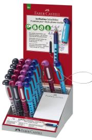 Opakowanie Pióro wieczne scribolino display 20 szt. + bloczek mix kolorów