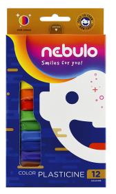 Opakowanie Plastelina 200g 10 kolorów NEBULO