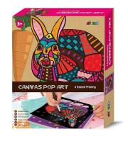 Płótno Pop art Królik. Wydawca: Russell. Dadada.pl Opakowanie Płótno Pop art Królik