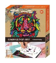 Płótno Pop art Lew. Wydawca: Russell. Dadada.pl Opakowanie Płótno Pop art Lew