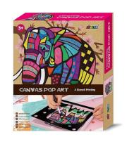 Płótno Pop art Słoń. Wydawca: Russell. Dadada.pl Opakowanie Płótno Pop art Słoń