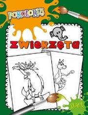 Okładka książki Pokoloruj. Zwierzęta