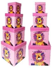 Opakowanie Pudełko składane lew (20x20x20) ROZETTE