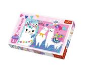 Opakowanie Puzzle 100 Wesołe Lamy TREFL