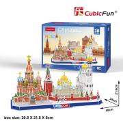 Puzzle 3D City Line Moscow. Wydawca: Cubic Fun. Dadada.pl Opakowanie Puzzle 3D City Line Moscow