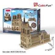 Puzzle 3D Notre Dame de Paris. Wydawca: Cubic Fun. Dadada.pl Opakowanie Puzzle 3D Notre Dame de Paris