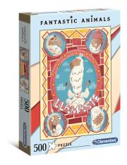 Opakowanie Puzzle 500 Fantastic Animals Llamaste