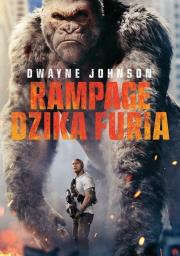 Rampage. Dzika furia DVD. Autor: Brad Peyton. Dadada.pl Okładka książki Rampage. Dzika furia DVD
