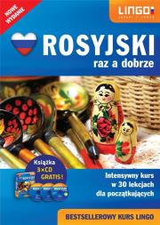 ROSYJSKI RAZ DOBRZE PAKIET DLA POCZĄTKUJĄCYCH. Autor: Zybert Mirosław, Dąbrowska Halina. Dadada.pl Okładka książki ROSYJSKI RAZ DOBRZE PAKIET DLA POCZĄTKUJĄCYCH